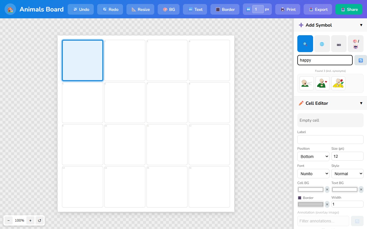 The blue editor toolbar with all action buttons