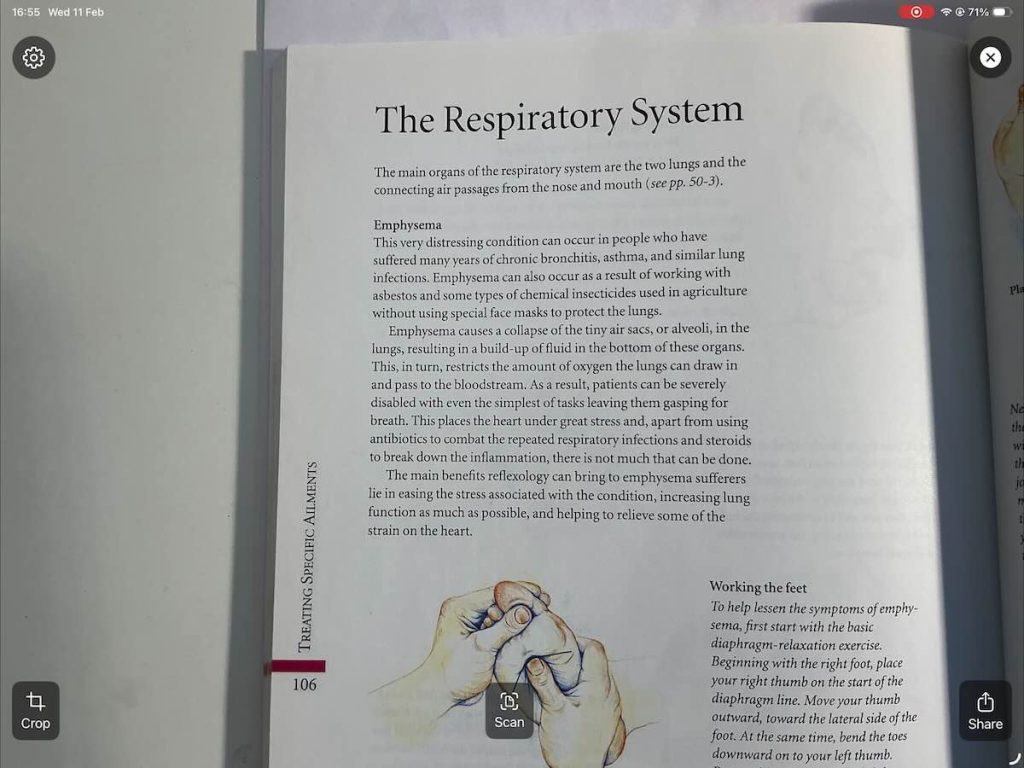 Sensory Reader screenshot on iPad