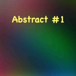Abstract #1 Live!